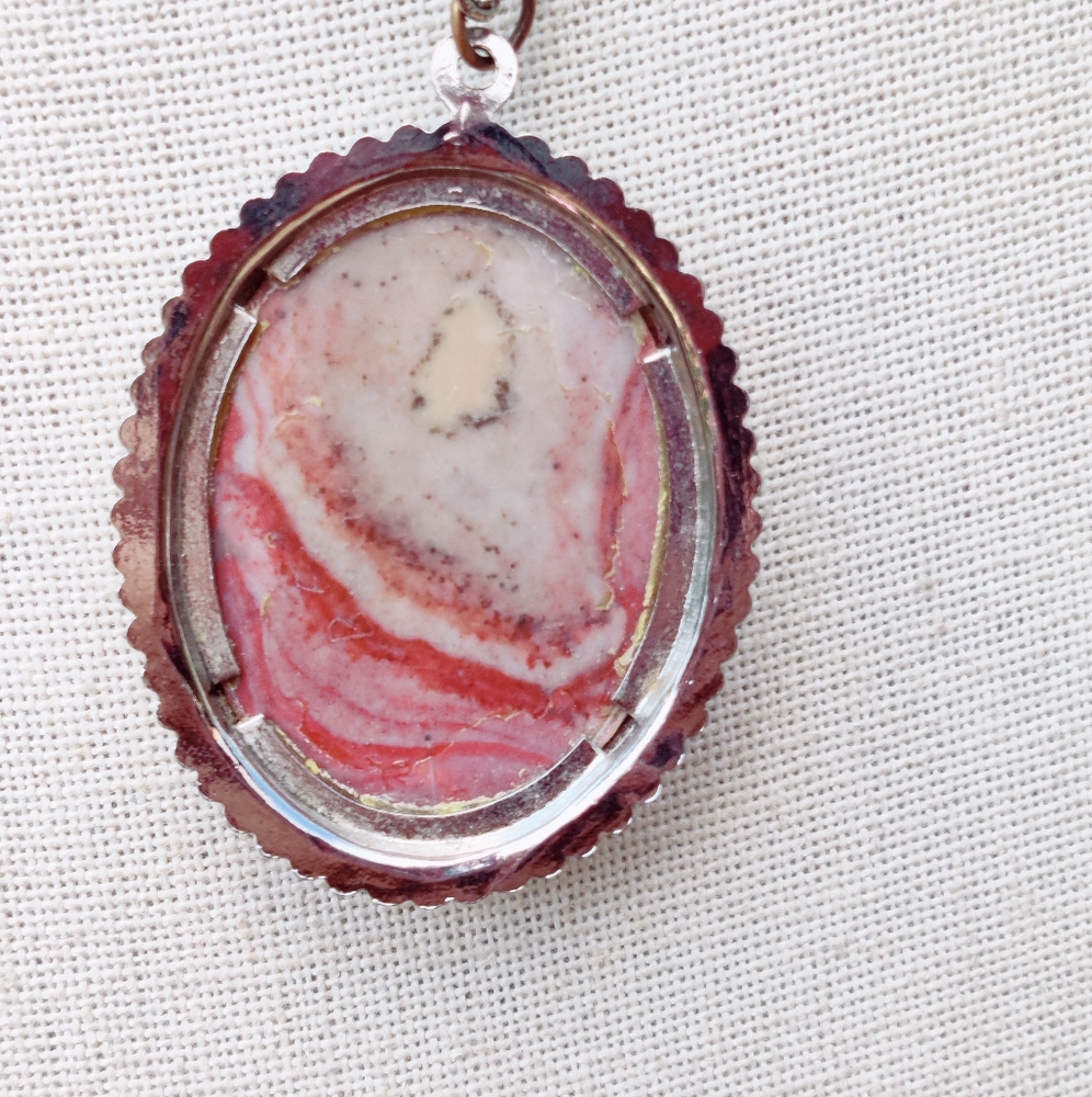 Vintage rhodochrosite healing necklace - Picture 16 of 16